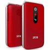 Teléfono móvil spc stella 3 para personas mayores/ 4g/ rojo