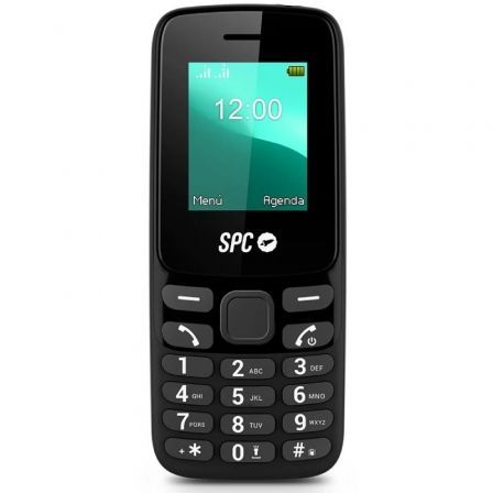 Teléfono móvil spc talk 2 go para personas mayores/ negro