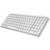 Teclado compacto inalámbrico por bluetooth mars gaming mk-silenkeys/ blanco