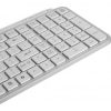 Teclado compacto inalámbrico por bluetooth mars gaming mk-silenkeys/ blanco