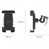 Soporte de smartphone para bicicleta vention kcwb0/ negro