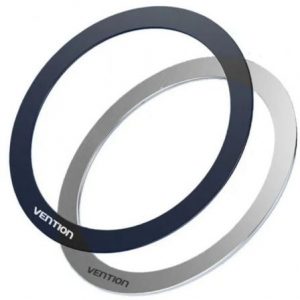 art_ven-sop-kqob0_1 Pack 2 pegatinas universales para anillos de metal magnéticos vention kqob0/ compatible con smartphones
