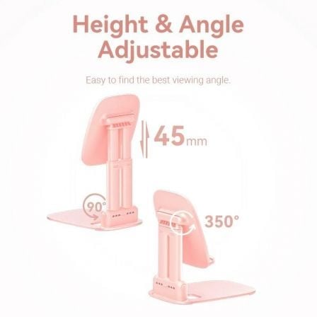 Soporte para smartphone/tablet vention ksgp0/ rosa