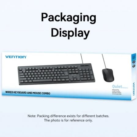 Teclado y ratón vention combo ktybg-en