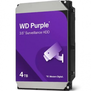 Disco duro western digital wd purple surveillance 4tb/ 3.5"/ sata iii/ 128mb