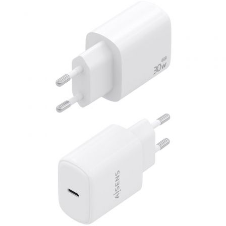 art_ais-carga-a110-0975_3 Cargador de pared gan aisens a110-0975/ 1xusb tipo-c/ 30w/ blanco