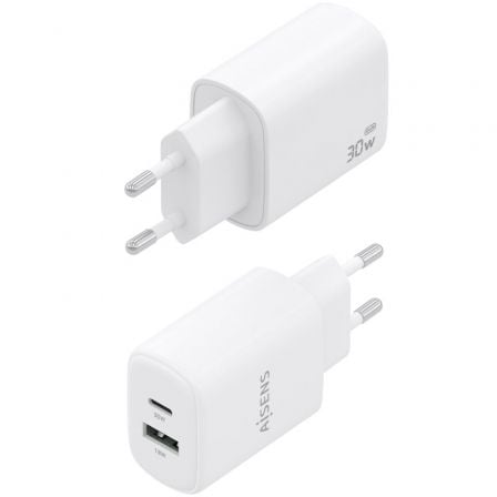 art_ais-carga-a110-0977_3 Cargador de pared gan aisens a110-0977/ 1xusb tipo-c/ 1xusb/ 30w/ blanco