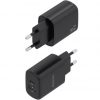 Cargador de pared gan aisens a110-0978/ 1xusb tipo-c/ 1xusb/ 30w/ negro