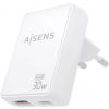 art_ais-carga-asch-30w2p074-w_2 Cargador de pared gan aisens asch-30w2p074-w/ 1xusb tipo-c/ 1xusb/ 30w/ blanco