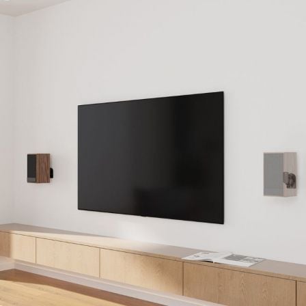 Soporte de pared giratorio/ inclinable aisens spk06u-423 para altavoces/ hasta 3.5kg