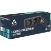Sistema de refrigeración líquida arctic liquid freezer iii pro 360/ negro