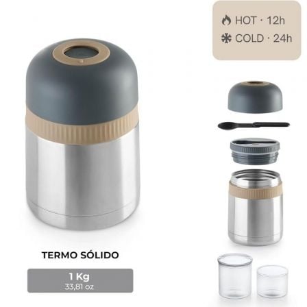 Termo bra enjoy signature a196123/ capacidad 1000ml/ para sólidos y líquidos