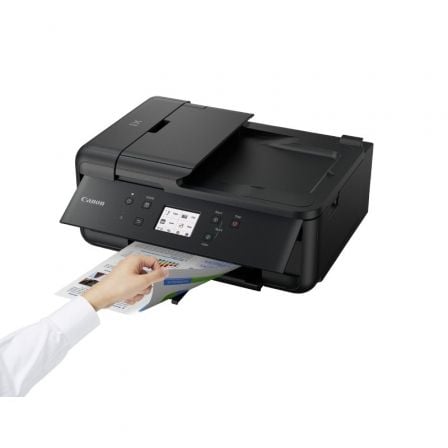 Multifunción fotográfica canon pixma tr7650 wifi/ fax/ dúplex/ negra