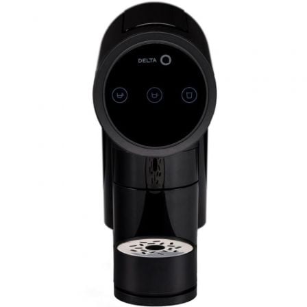 Cafetera de cápsulas delta q iconiq/ negra