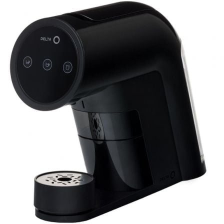 Cafetera de cápsulas delta q iconiq/ negra