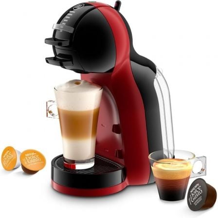 Cafetera de cápsulas krups dolce gusto mini me/ 1500w/ 15 bares/ rojo cereza