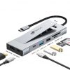 Docking USB Tipo-C Leotec LEDS07/ Ranura SSD M.2/ 2xUSB/ 1xUSB Tipo-C/ 1xHDMI 4K/ 1xLector Tarjetas SD y MicroSD/ 1xUSB Tipo-C PD