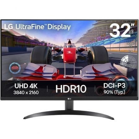 Monitor profesional lg ultrafine 32ur500k-b 31.5"/ 4k/ multimedia/ negro