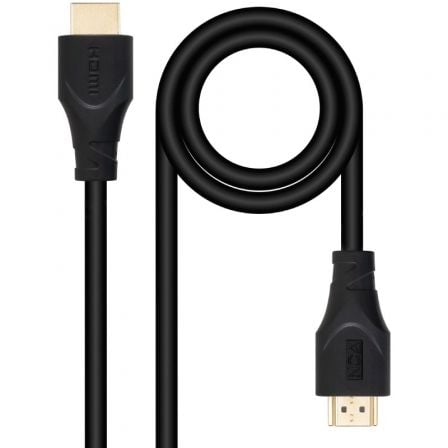 Cable HDMI 1.4 Nanocable 10.15.4705/ HDMI Macho - HDMI Macho/ 5m/ Negro