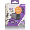 Cargador de portátil gan ngs bud65w-ac para acer/ 1xusb tipo-c/ 65w/ automático/ 4 conectores/ voltaje 5-20v