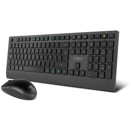 Teclado y ratón inalámbricos nox lite duo