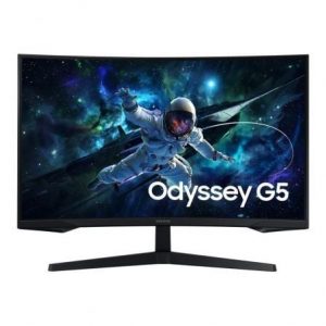Monitor gaming curvo samsung odyssey g5 s27cg554eu 27"/ qhd/ 1ms/ 165hz/ va/ negro
