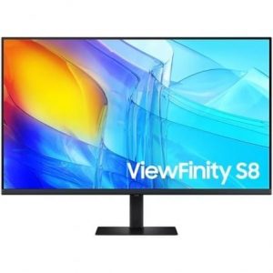 Monitor profesional samsung viewfinity s8 s80d s37d800eau 37"/ 4k/ regulable en altura/ negro