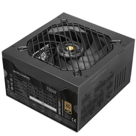 Fuente de Alimentación Mars Gaming MPB750PSI/ 750W/ Ventilador 14cm/ 80 Plus Gold