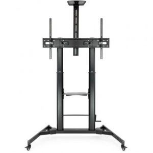 Soporte de suelo inclinable/ ajustable con ruedas tooq fs20400hm-b para tv de 60-100"/ hasta 100kg
