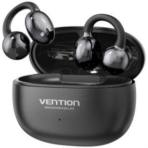 Auriculares Bluetooth Vention Echo Clip A11 Pro con estuche de carga/ Autonomía 6h/ Negro
