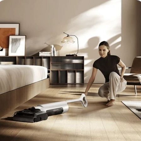 Aspirador de escoba xiaomi truclean w30 pro wet dry vacuum/ autonomía 40 min/ 200w