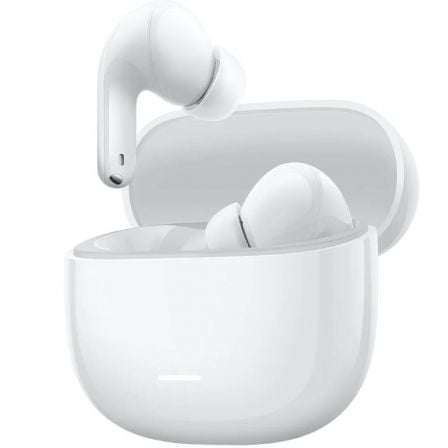 Auriculares bluetooth xiaomi redmi buds 8 lite con estuche de carga/ autonomía 8h/ blancos