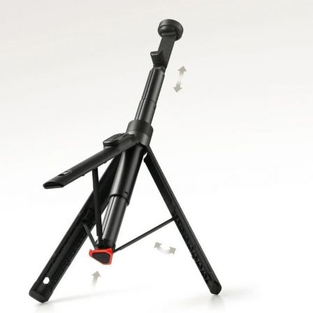 Palo para selfie xiaomi zoom floor selfie stick tripod 62"/ negro