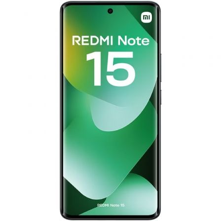 Smartphone xiaomi redmi note 15 8gb/ 128gb/ 6.77"/ negro