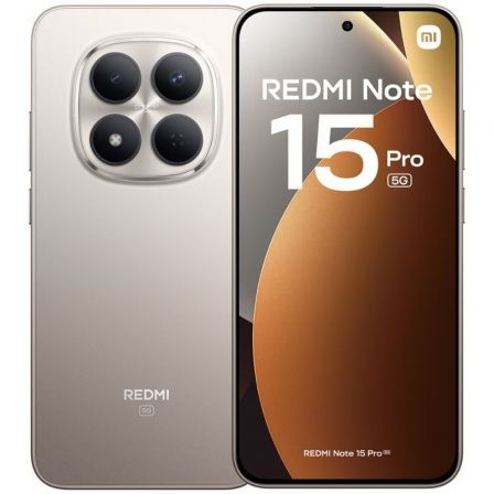 Smartphone xiaomi redmi note 15 pro 8gb/ 512gb/ 6.83"/ 5g/ titanio