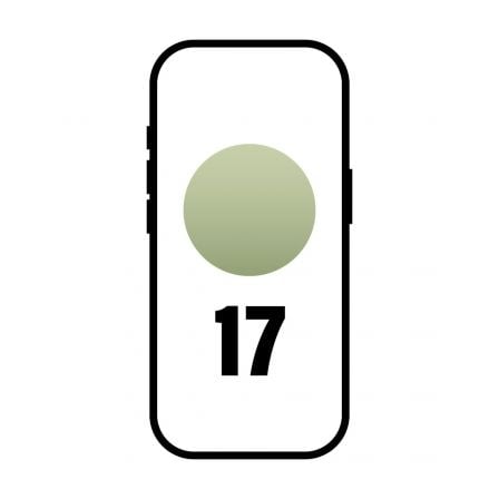 Smartphone Apple iPhone 17 512GB/ 6.3"/ 5G/ Verde salvia