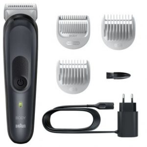 Cortapelos Braun BodyGroomer Series 3 BG3340/ con Batería/ 3 Accesorios