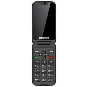 Teléfono Móvil Daewoo DW8005 para Personas Mayores/ 4G/ Negro