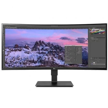 Monitor Profesional Ultrapanorámico Curvo LG Business 35BN77CP-B 35"/ WQHD/ Multimedia/ Regulable en altura/ Negro