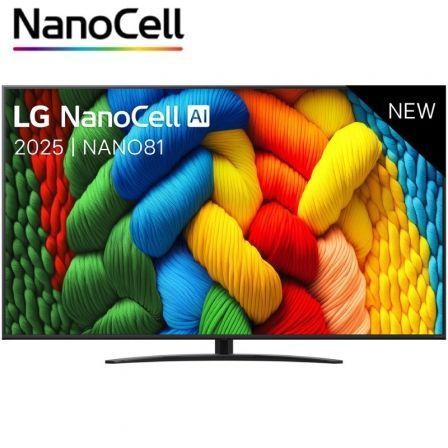 Televisor LG NanoCell 65NANO81A6A 65"/ Ultra HD 4K/ Smart TV/ WiFi