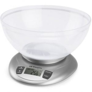 Báscula de Cocina Electrónica Orbegozo PC 2017 A/ hasta 3.5kg/ Plata