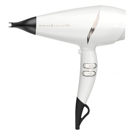 Secador Remington SuperCare Pro 2200 AC7200W/ 2200W/ Iónico/ Blanco