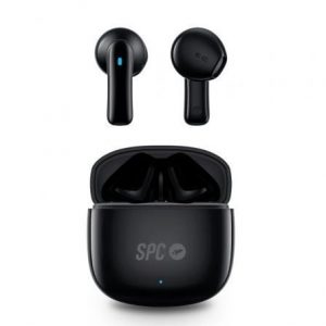 Auriculares Bluetooth SPC Zion 2 Play con estuche de carga/ Autonomía 7h/ Negros