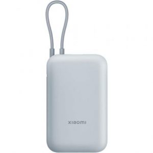 Powerbank 10000mAh Xiaomi Power Bank Integrated Cable/ 22.5W/ Azul/ Incluye Cable USB Tipo-C