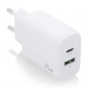 art_ais-carga-a110-0758_1 Cargador de Pared Aisens A110-0758/ 1xUSB Tipo-C/ 1xUSB/ 25W