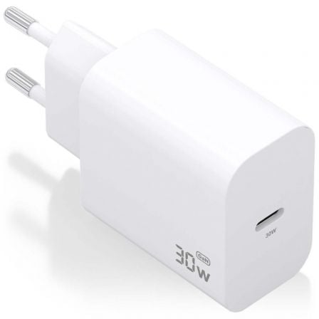 art_ais-carga-a110-0940_1 Cargador de Pared GaN Aisens A110-0940/ 1xUSB Tipo-C/ 30W/ Blanco