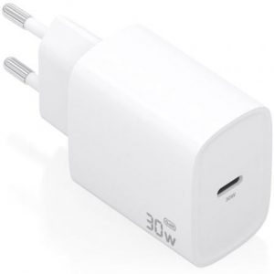 art_ais-carga-a110-0950_1 Cargador de Pared GaN Aisens A110-0950/ 1xUSB Tipo-C/ 30W/ Blanco