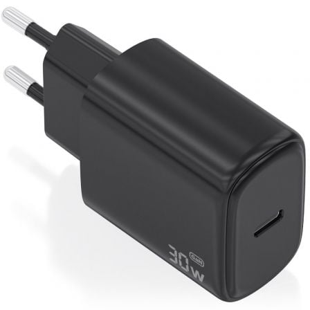 art_ais-carga-a110-0976_1 Cargador de Pared GaN Aisens A110-0976/ 1xUSB Tipo-C/ 30W/ Negro