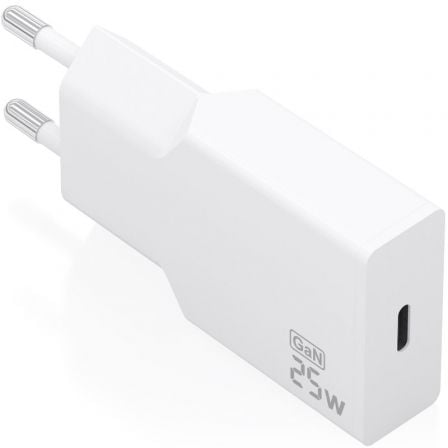 art_ais-carga-a110-0999_1 Cargador de Pared GaN Aisens A110-0999/ 1xUSB Tipo-C/ 25W/ Blanco
