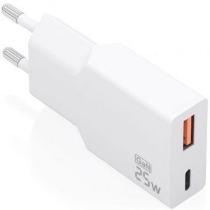 art_ais-carga-a110-1000_1 Cargador de Pared GaN Aisens A110-1000/ 1xUSB Tipo-C/ 1xUSB/ 25W/ Blanco